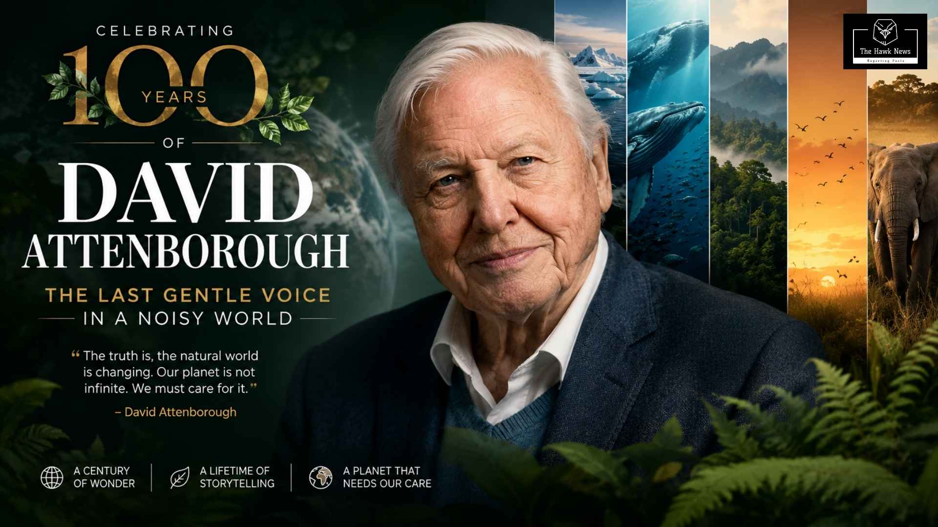 â€œ100 Years of David Attenborough: The Gentle Voice in a Noisy World.â€