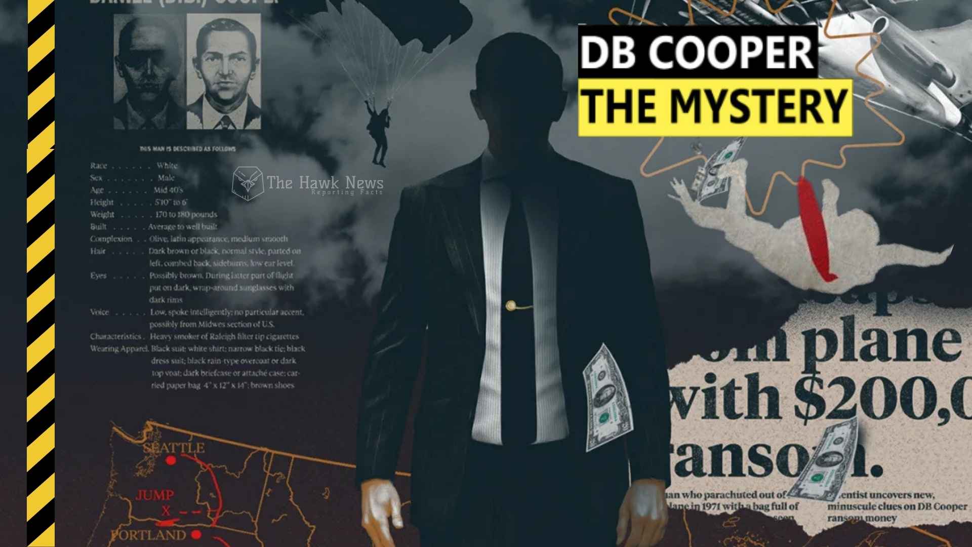D.B. Cooper: The Man Who Jumped Into Myth — And Never Hit the Ground