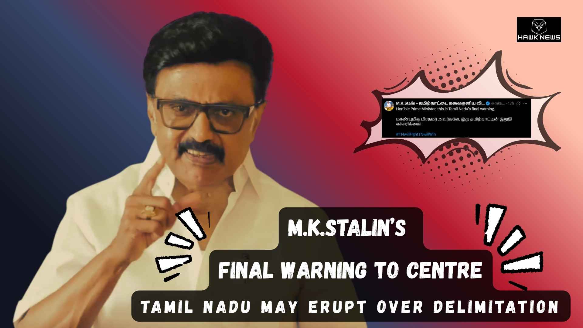 Stalinâ€™s final warning to Centre: Tamil Nadu may erupt over delimitation
